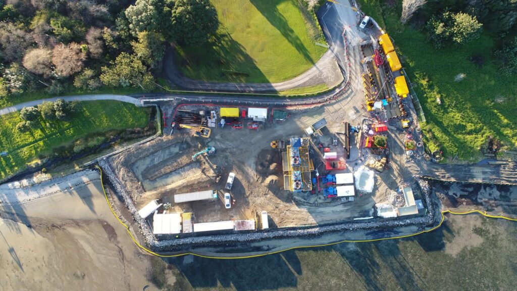 Photo: Maxi HDD entry site layout